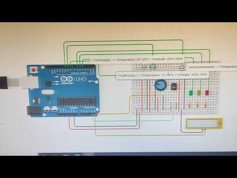 Arduino - Controle de temperatura e umidade