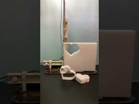 Arduino CNC Thermocol / Foam Cutter #arduino #diy #diycrafts #cnc #engineering #projects