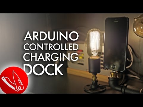Arduino Controlled Phone Charging Dock &amp;amp; Lamp