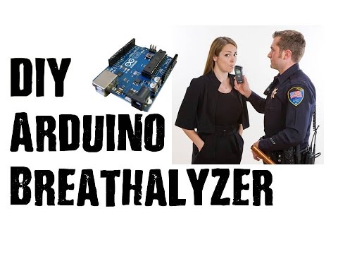 Arduino DIY Breathalyzer With MQ3 Alcohol Sensor &amp;amp; OLED Display