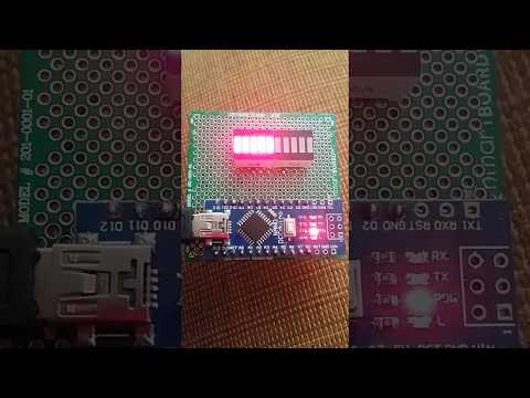 Arduino LED Bargraph Counter