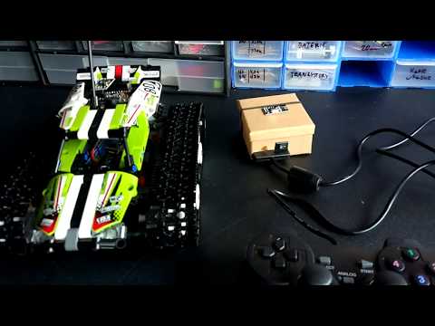 Arduino Lego Technic Racer 42065 + PS2 + Wireless 2.4GHz nRF24L01