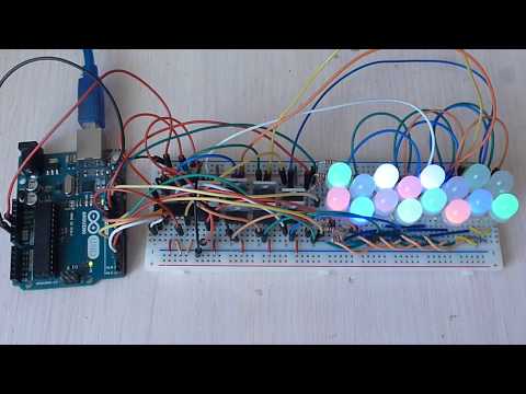 Arduino Multiplexing: 16 RGB LEDs