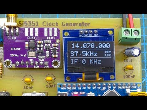 Arduino Nano ile Si5351 Saat Sinyal Jenerat&ouml;r&uuml; | PCB Montajı ve Frekans Metre Testi