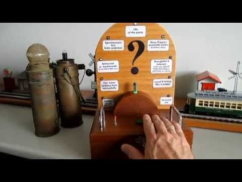 Arduino Numitron Cigar box Personality Tester