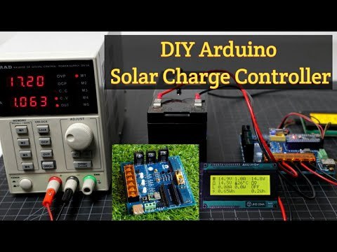 Arduino PWM Solar Charge Controller V2.02 | Make PWM Solar Controller with LCD - Battery 6V /12V