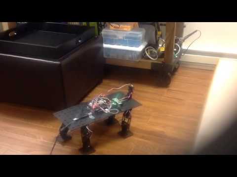 Arduino Quadruped Robot, Autonomous Movement