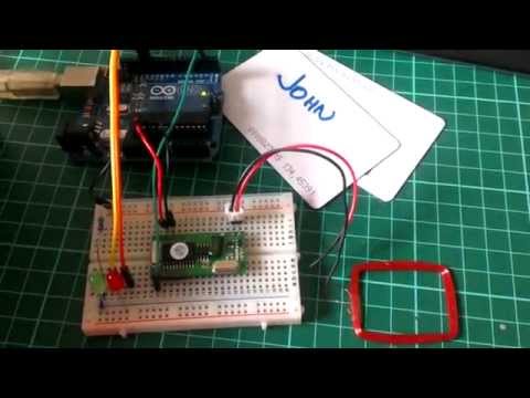 Arduino RFID access demonstration