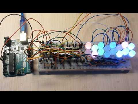 Arduino RGB LED multiplexing