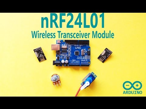 Arduino Tutorial 36: NRF24L01 Wireless Transceiver Module