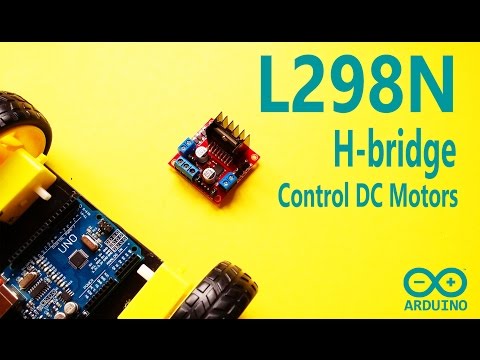 Arduino Tutorial 37: DC motor control and PWM signal with L298N H-bridge