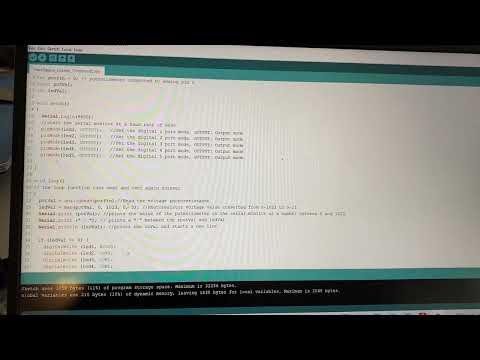 Arduino weigh scales Instructable video 4 - combing the code for both serial and digital I/O