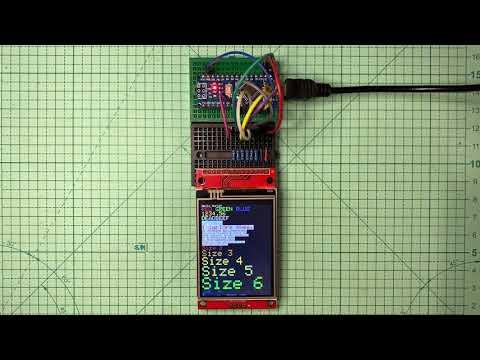 Arduino_GFX ILI9341 x Arduino Nano