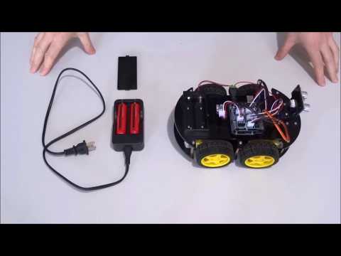 Assemble Elegoo Smart Car Robot KIT 2.0 Step 15: Install the Batteries