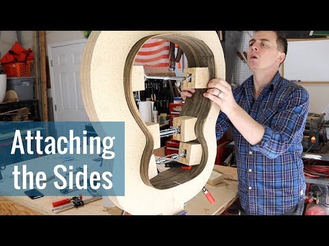 Attaching the Sides (Ep 4 - Acoustic Guitar Build)