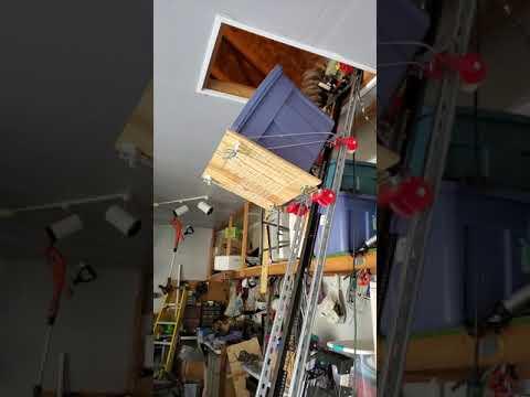 Attic Elevator using Garage Door opener