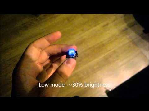 Attiny85 Supercapacitor programmable flashlight