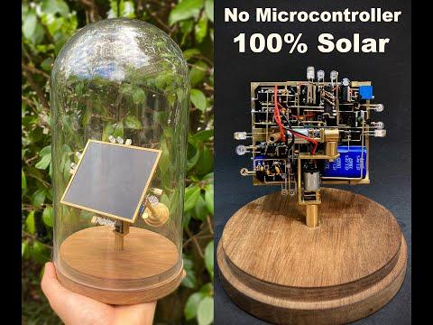 BEAM robot head in a jar: close look and circuit explanation