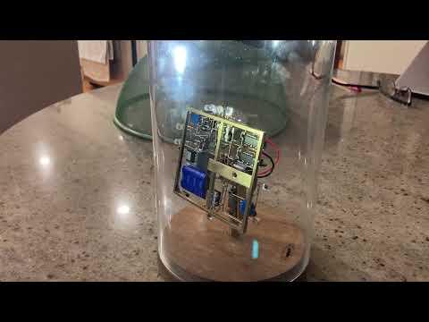 BEAM robot head in a jar: first test