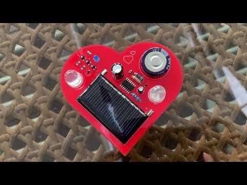 BEAM robotics heart shaped pummer PCB