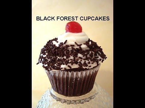 BLACK FOREST CUPCAKES, how to diy