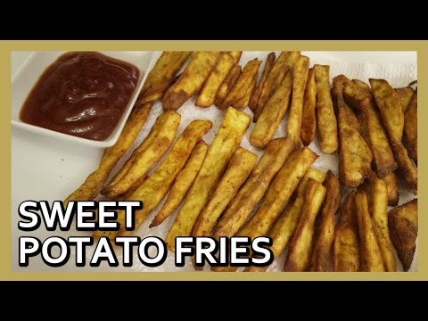 Baked Sweet Potato Fries | Oven Baked Sweet Potato FriesAirfryer Recipes by Healthy Kadai