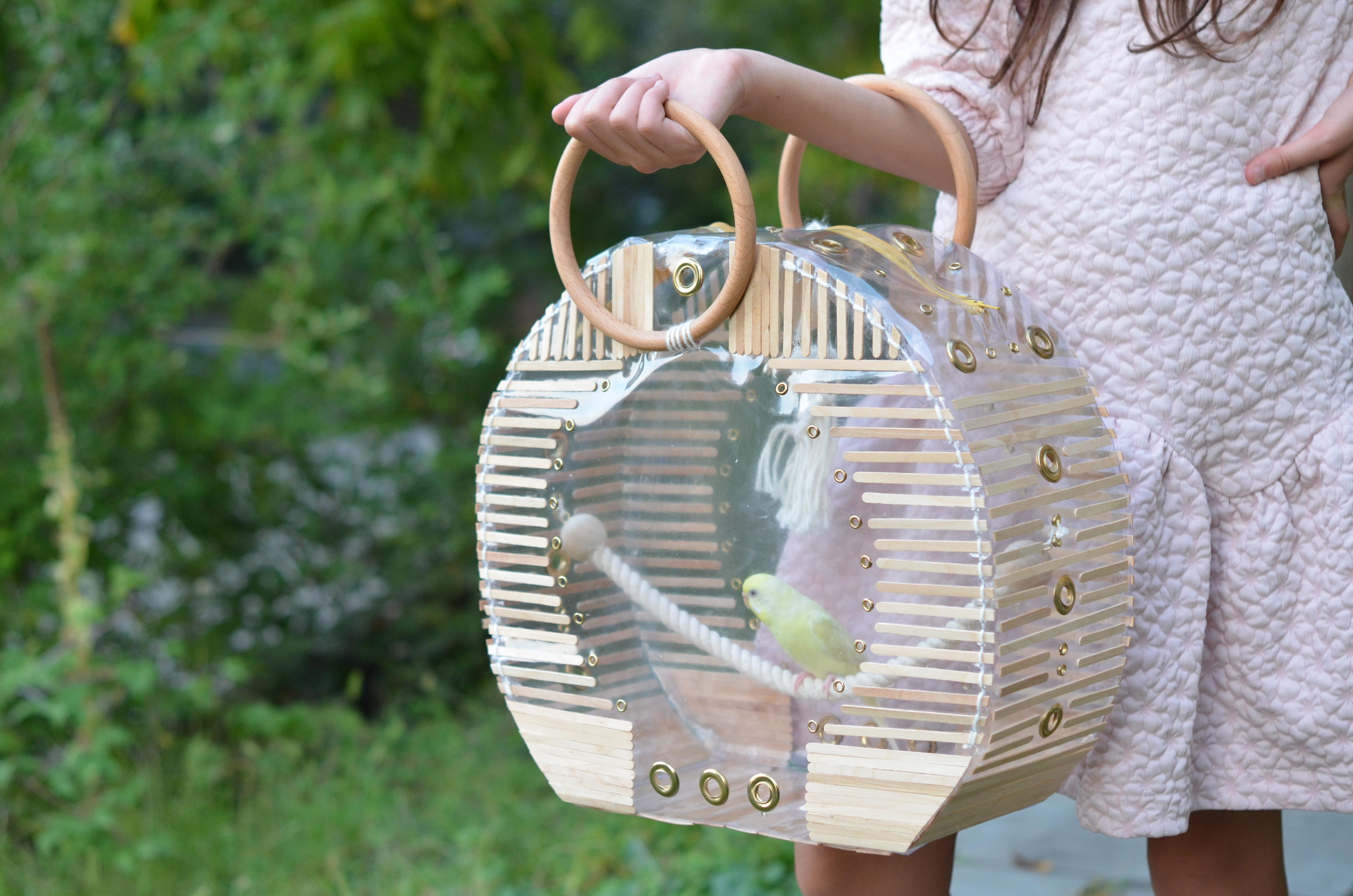 Bamboo Bird Bag Bird Carrier - 02.JPG