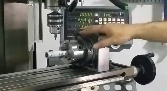 Barrel Nut Instructable: 01-13 Find the center along the X axis