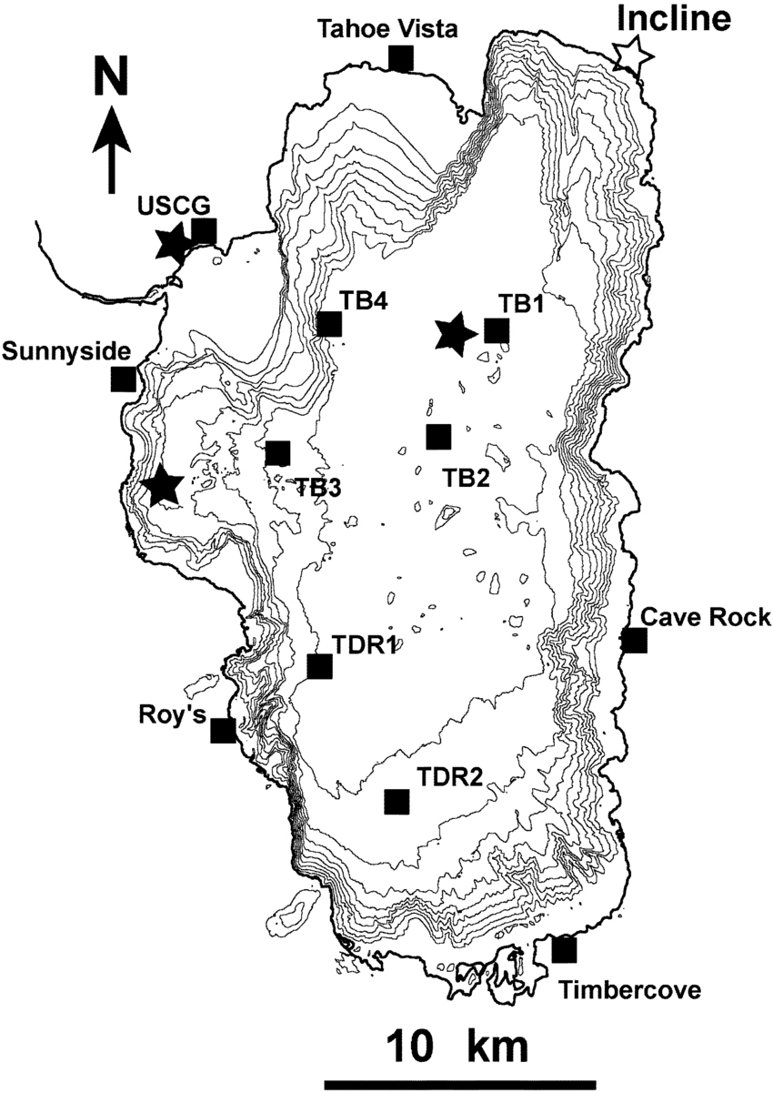 Bathymetric-map-of-Lake-Tahoe-with-a-contour-interval-of-50-m-The-four-NASA-buoys-are.png