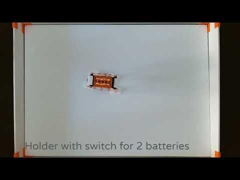 Battery holder x2 AA batteries
