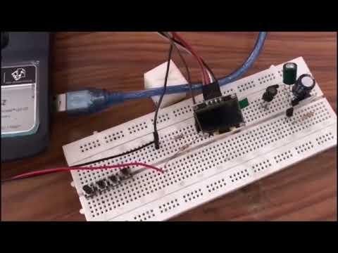 Battery percentage check Oled Display useing /Arduino project