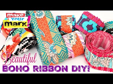 Beautiful Boho Ribbon DIY