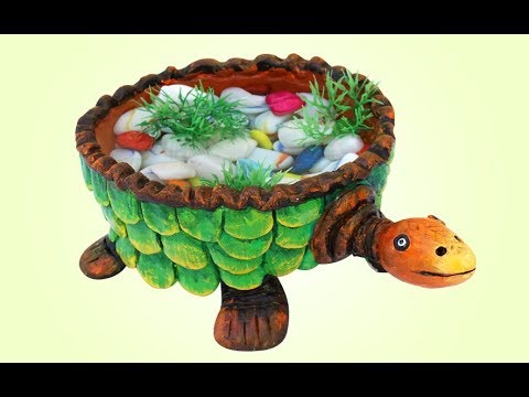 Best Out of Waste Plastic Ball Craft Ideas | How to Reuse Old Things | DIY Home Decor Clay Crafts