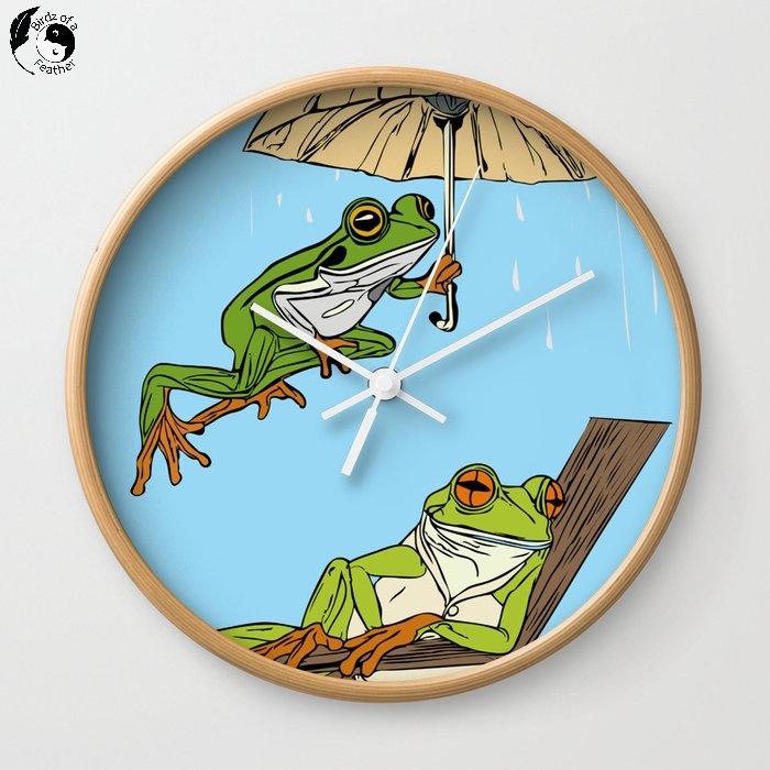 Birdz of a Feather_a-day-in-the-life-of-frogs-wall-clock 2.jpeg