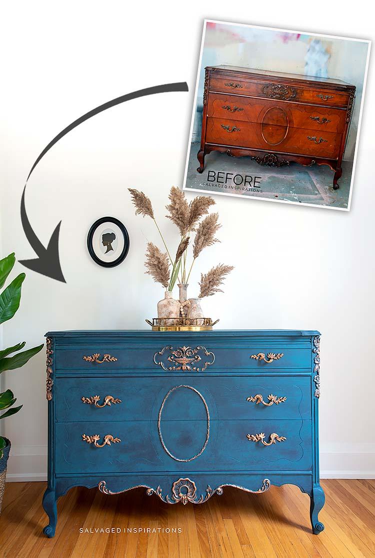 Blue-Vintage-Dresser-w-Gold-Accents-Before-and-After.jpg