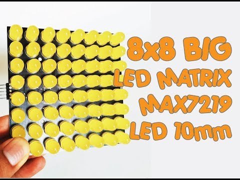 Bluino 8x8 BIG LED Matrix MAX7219 LED 10mm