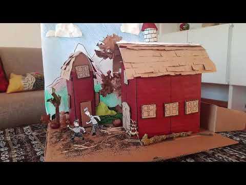 Bremen Musicians tale - Timelaps Diorama