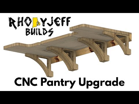 Build: Upgrading the Pantry - CNC French Cleat Shelving