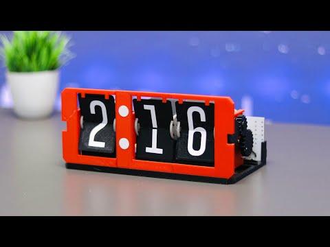 Build Coolest Split Flap Clock | DIY Flip Display Clock | Arduino Projects | The Wrench