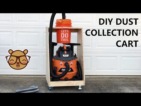 Build a Dust Collection Cart for a Shop Vac and a Dustopper Dust Separator