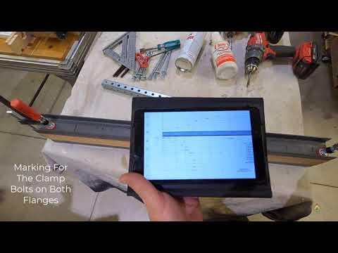 Build a MikroBeamer Step 1 Marking Holes Using Layout Dimensions