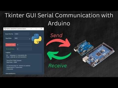 Build a Python Tkinter GUI Serial Communication Program to Communicate With Arduino Microcontroller