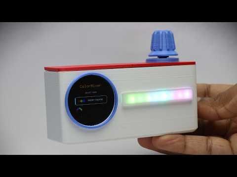 Build a Smart Digital Color Mixer with Wemos D1 Mini &amp; Round TFT