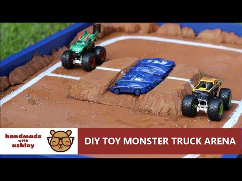 Build a Toy Monster Truck Arena // Monster Jam Inspired