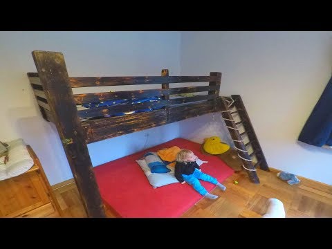 Building a Bunk Bed using only reclaimed Wood