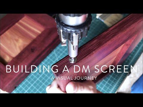 Building a Dungeons &amp;amp; Dragons DM Screen | A Visual Journey