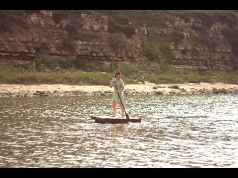 Building a Raft and a Paddle With Reused Materials