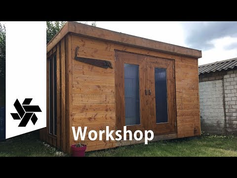 Building the Workshop // Tiny House, Garden shed