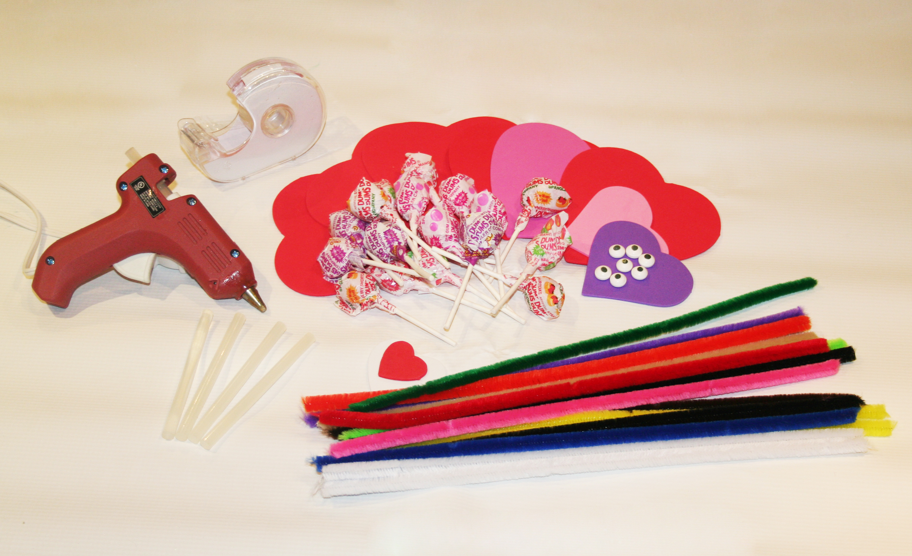 Butterfly Dum Dum Pop Valentines Day Card Supplies.JPG