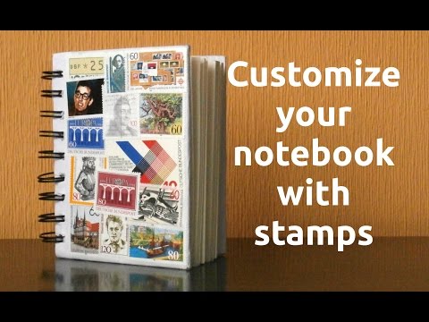 C&amp;oacute;mo decorar una libreta con sellos